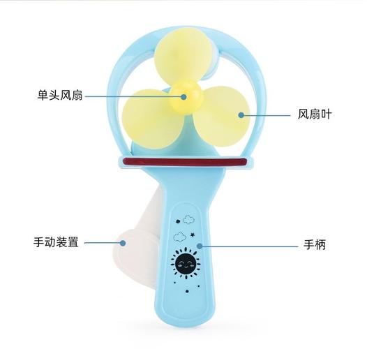 掌心一按，涼風我有——夏日必備兒童按壓手持小風扇